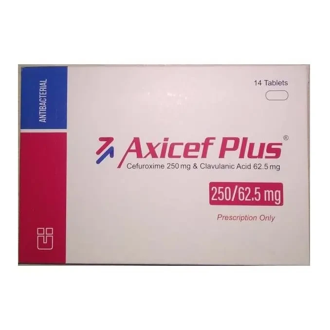 Pack Image: Axicef Plus 250 mg Tablet (2 x 7)