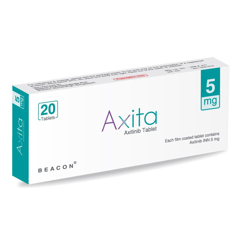 Pack Image: Axita 5 mg Tablet (2 x 10)