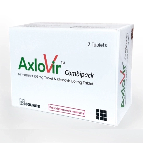 Pack Image: Axlovir 150 mg Tablet (3 tablet combipack)