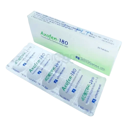 Pack Image: Axofen 180 mg Tablet (2 x 10)