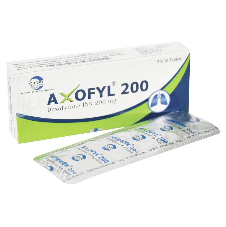 Pack Image: Axofyl 200 mg Tablet (3 x 10)
