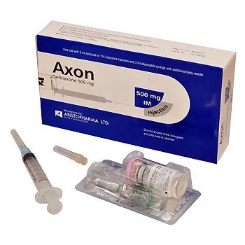 Pack Image: Axon 500 mg Injection (500 mg vial)