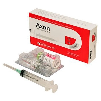 Pack Image: Axon 1 gm Injection (1 gm vial)