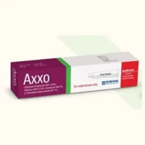Pack Image: Axxo 0.05% 0.75% Cream (15 gm tube)