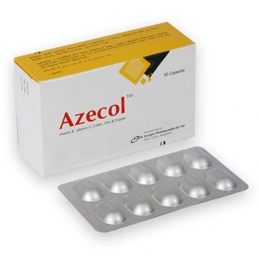 Pack Image: Azecol 60 mg Capsule (5 x 10)