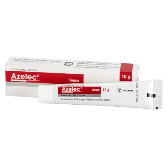Pack Image: Azelec 20% Cream (10 gm tube)
