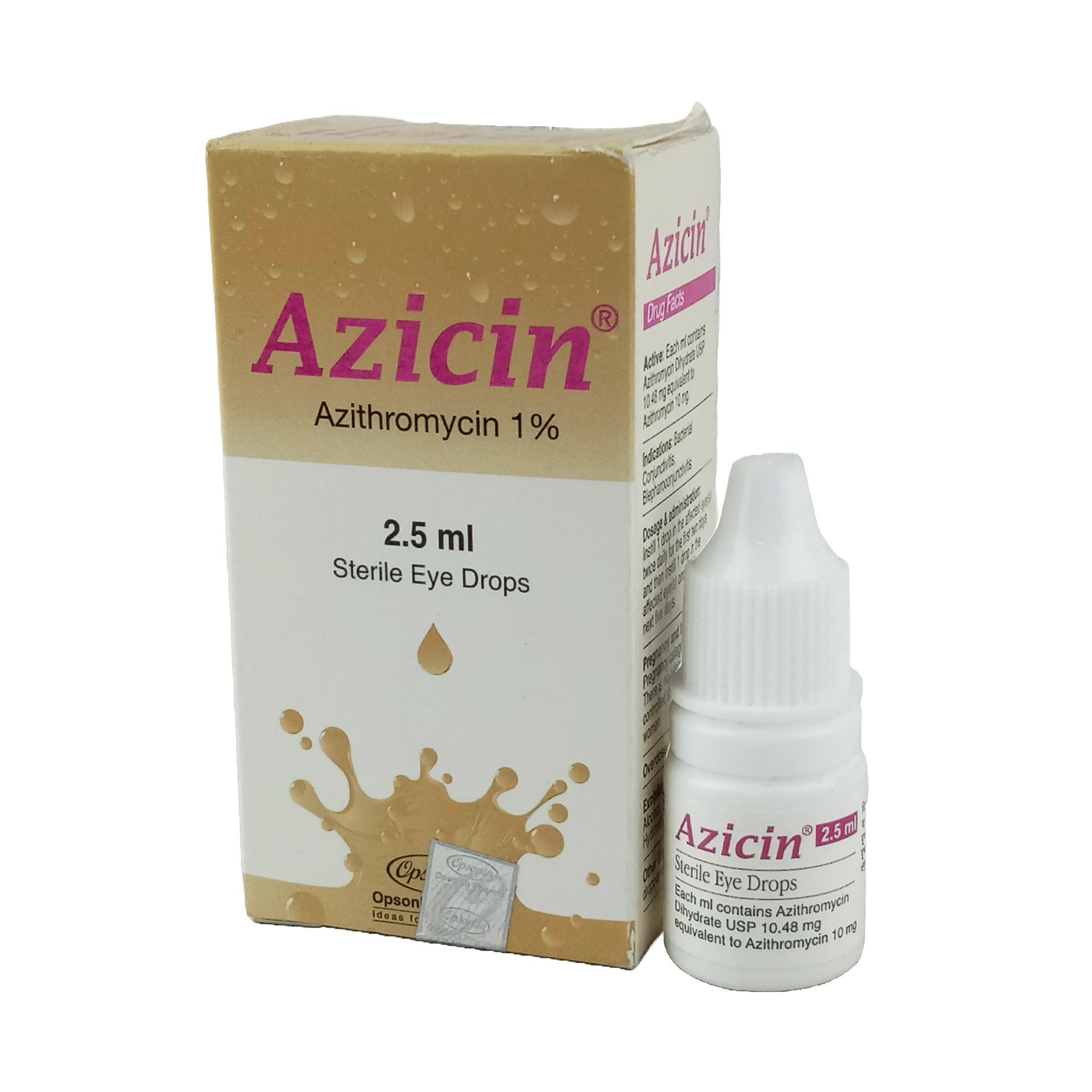 Pack Image: Azicin 1% Eye Drop (2.5 ml drop)