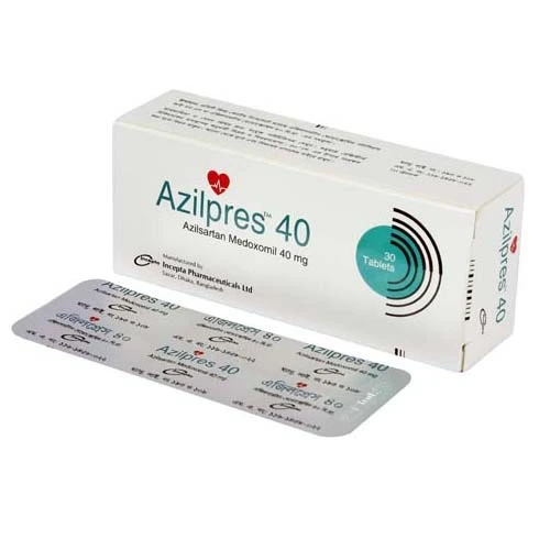 Pack Image: Azilpres 40 mg Tablet (3 x 10)