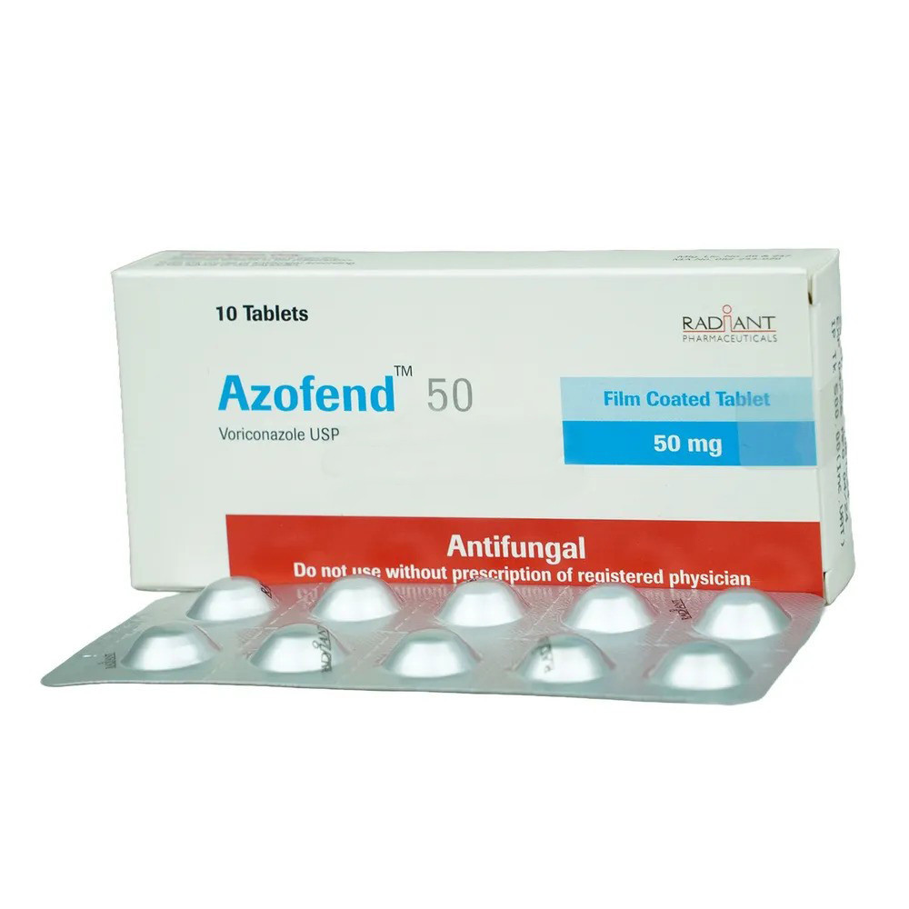 Pack Image: Azofend 50 mg Tablet (1 x 10)