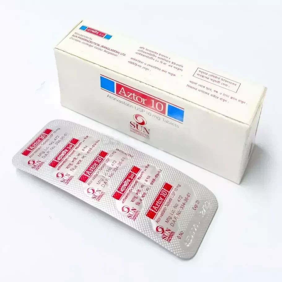 Pack Image: Aztor 10 mg Tablet (5 x 10)