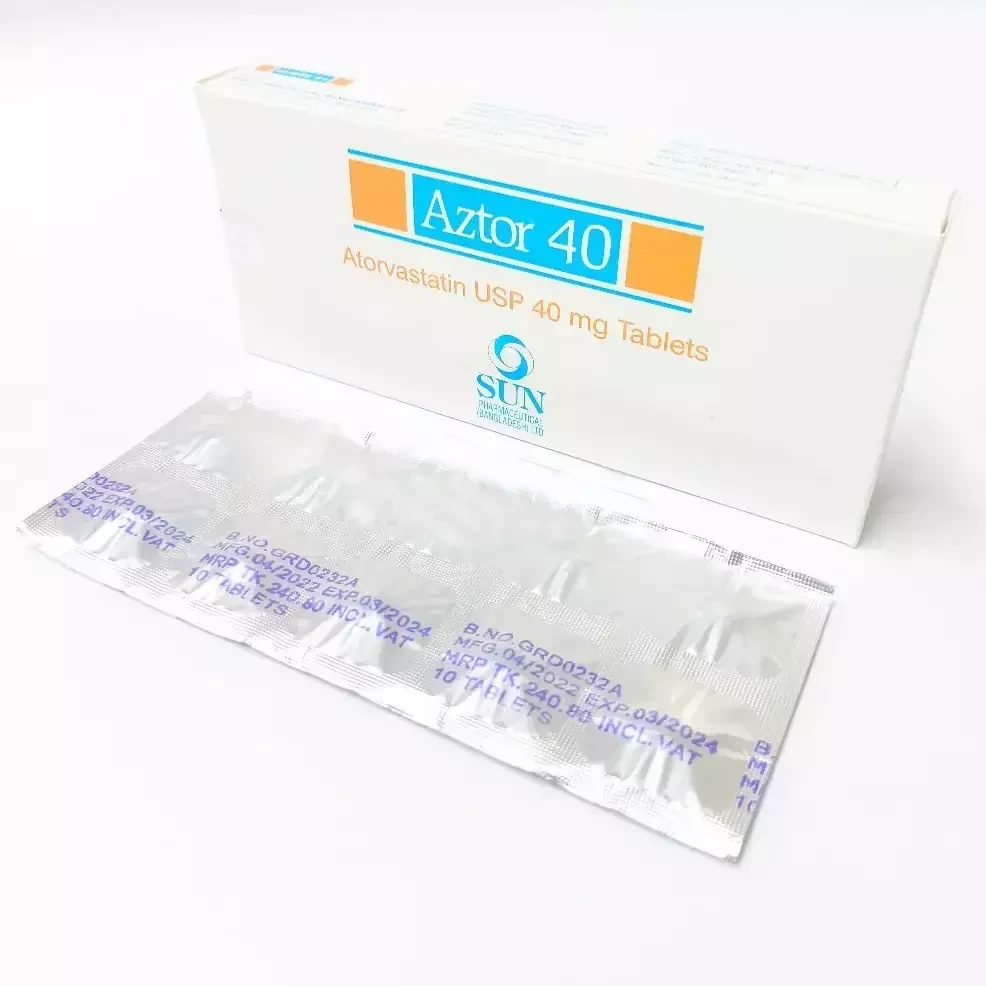 Pack Image: Aztor 40 mg Tablet (3 x 10)