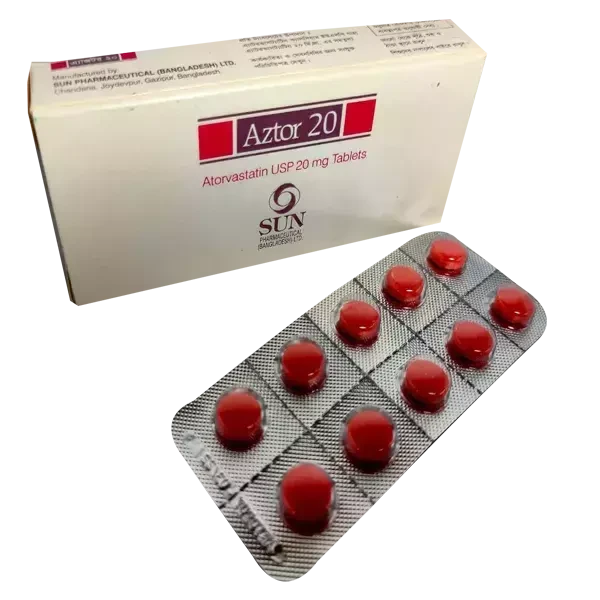 Pack Image: Aztor 20 mg Tablet (3 x 10)