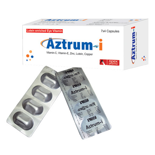 Pack Image: Aztrum-I 60 mg Capsule (8 x 4)