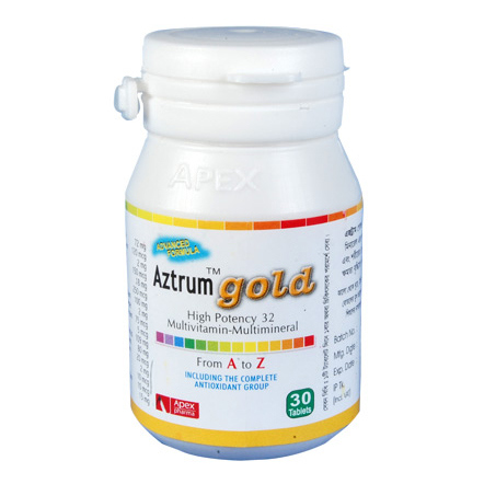 Pack Image: Aztrum Gold  Tablet (1 x 15)