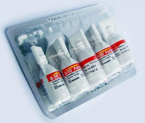 Pack Image: B-50 Forte (50 mg Injection (2 ml ampoule)