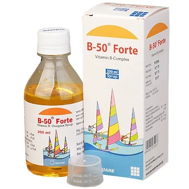 Pack Image: B-50 Forte (5 mg Syrup (200 ml bottle)