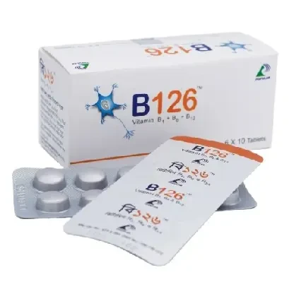 Pack Image: B126 100 mg Tablet (6 x 10)