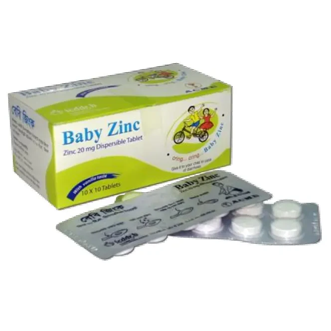 Pack Image: Baby Zinc 20 mg Tablet (10 x 10)