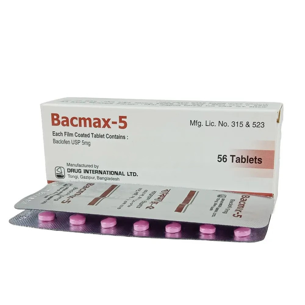 Pack Image: Bacmax 5 mg Tablet (4 x 14)