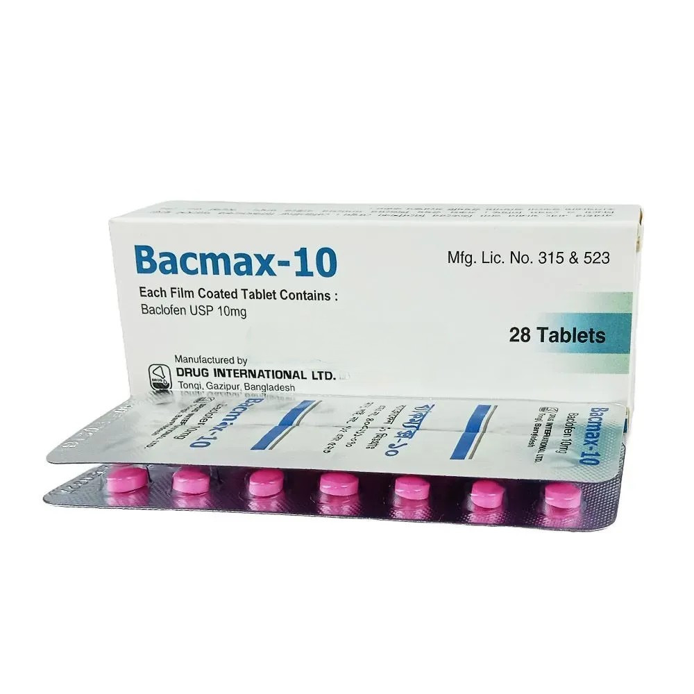 Pack Image: Bacmax 10 mg Tablet (2 x 14)