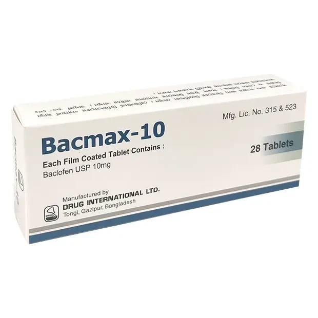 Pack Image: Bacmax 10 mg Tablet (2 x 14)