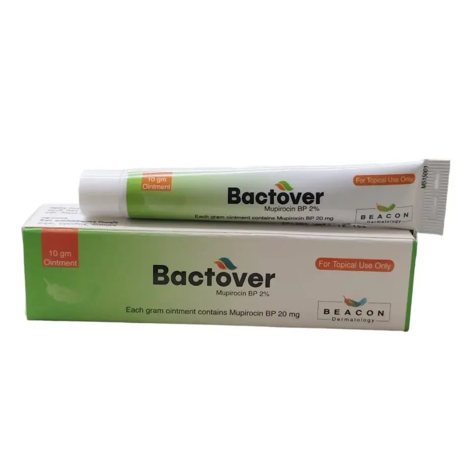 Pack Image: Bactover 2% w Ointment (10 gm tube)