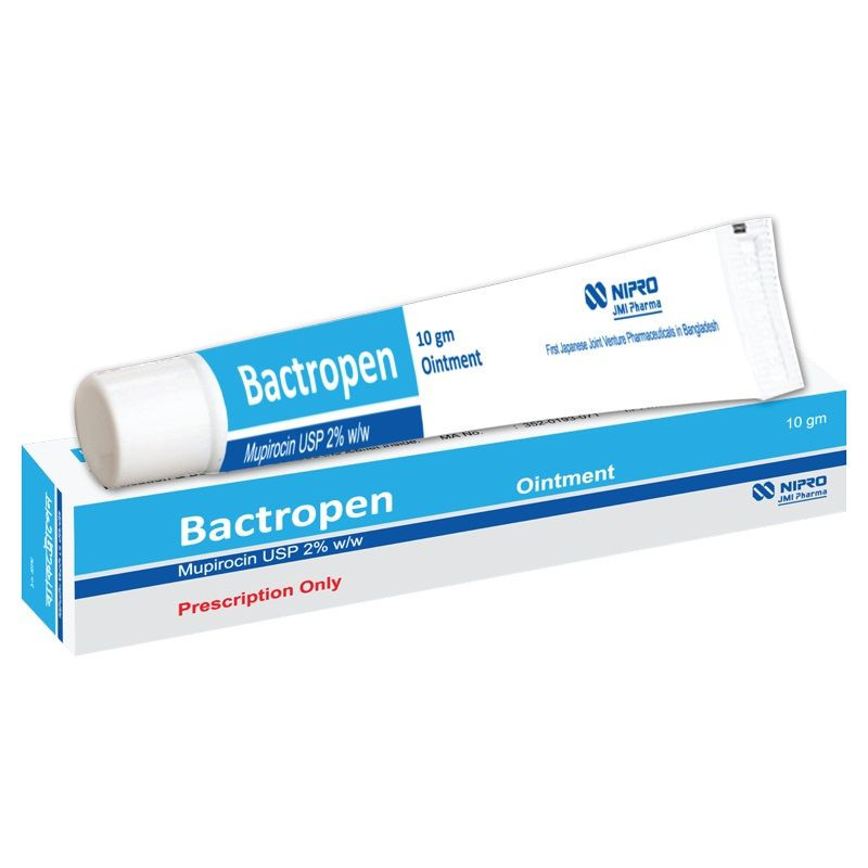 Pack Image: Bactropen 2% w Ointment (10 gm tube)