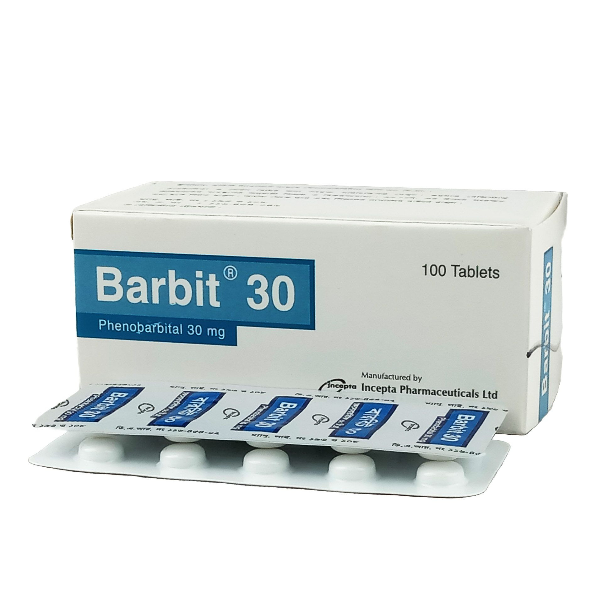 Pack Image: Barbit 30 mg Tablet (10 x 10)