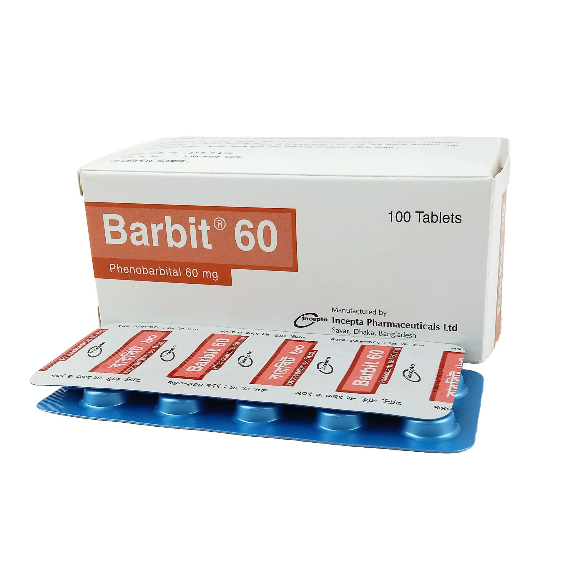 Pack Image: Barbit 60 mg Tablet (10 x 10)