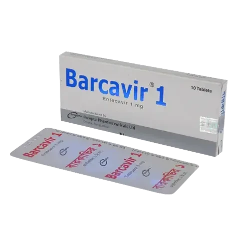 Pack Image: Barcavir 1 mg Tablet (2 x 10)