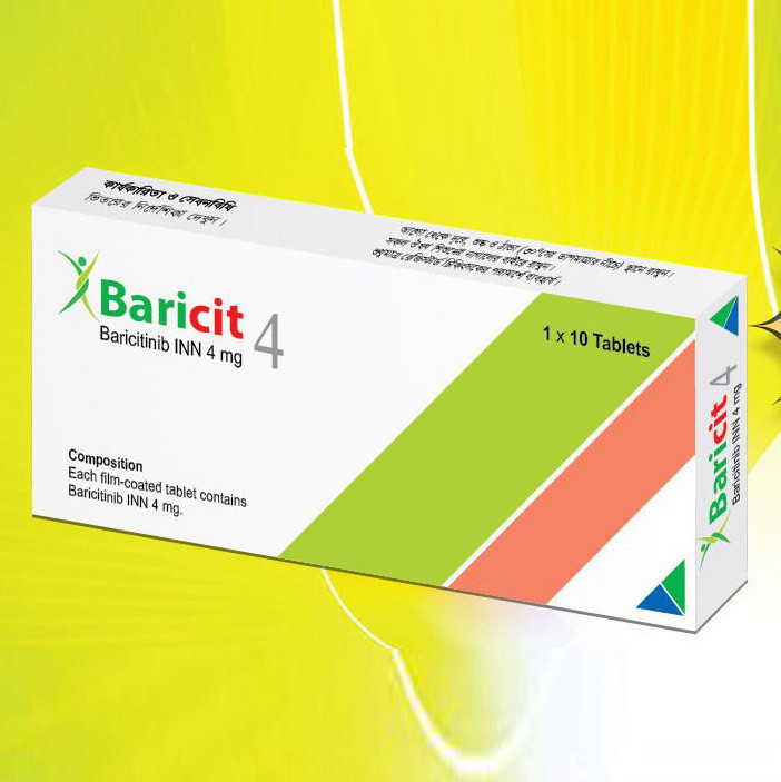 Pack Image: Baricit 4 mg Tablet (1 x 10)