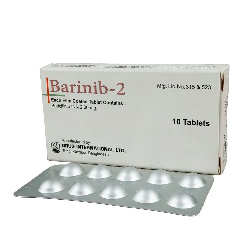 Pack Image: Barinib 2 mg Tablet (1 x 10)