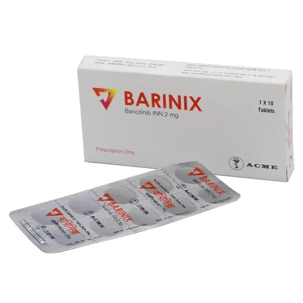 Pack Image: Barinix 2 mg Tablet (1 x 10)
