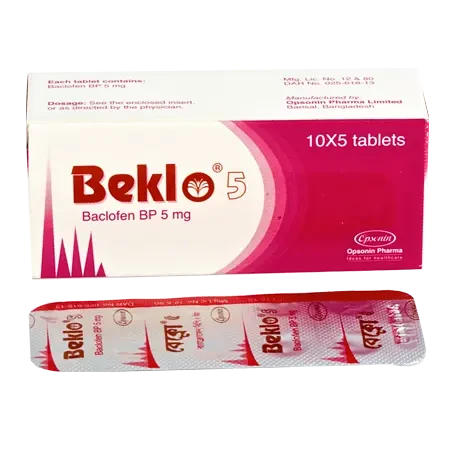 Pack Image: Beklo 5 mg Tablet (4 x 14)