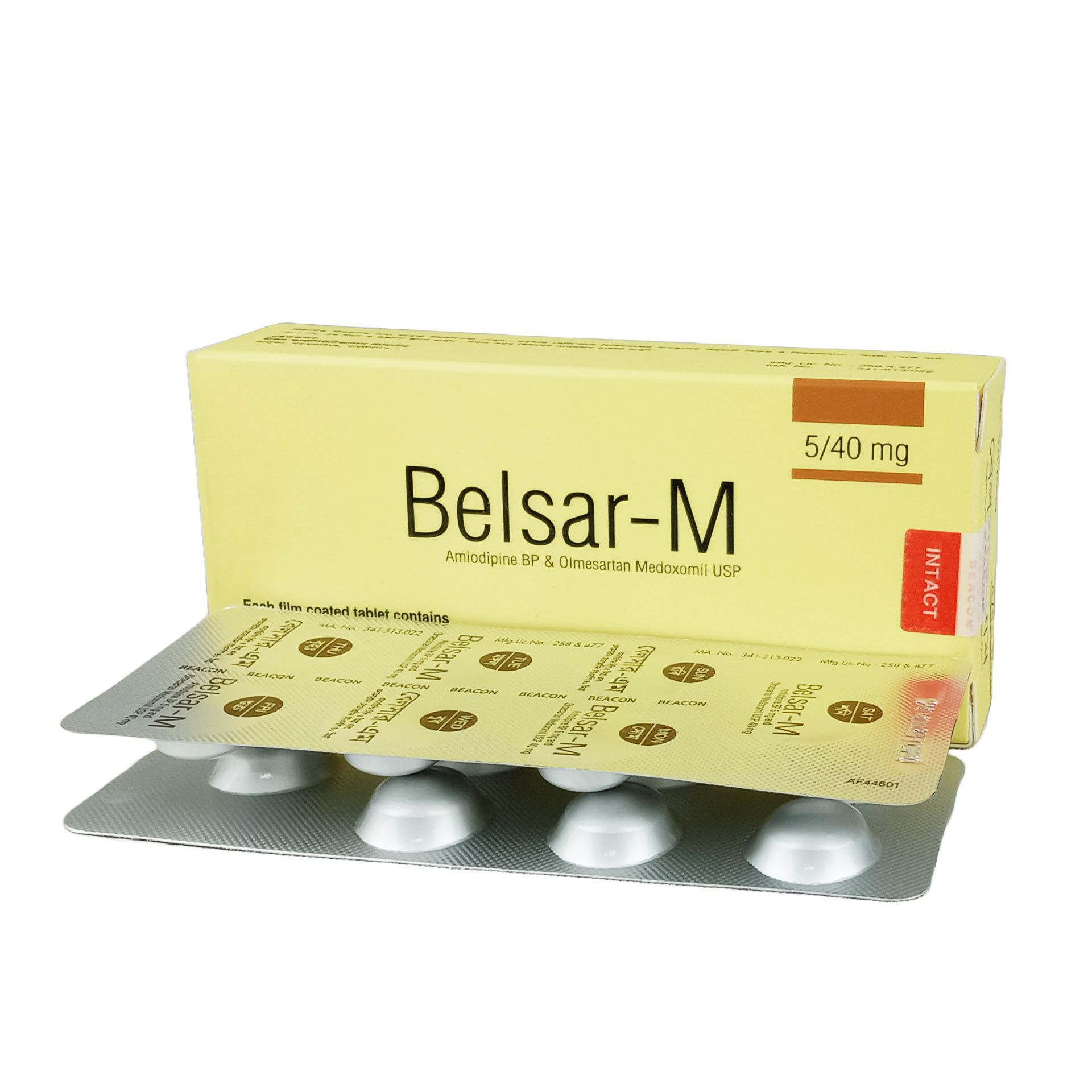 Pack Image: Belsar-M 5 mg Tablet (4 x 7)