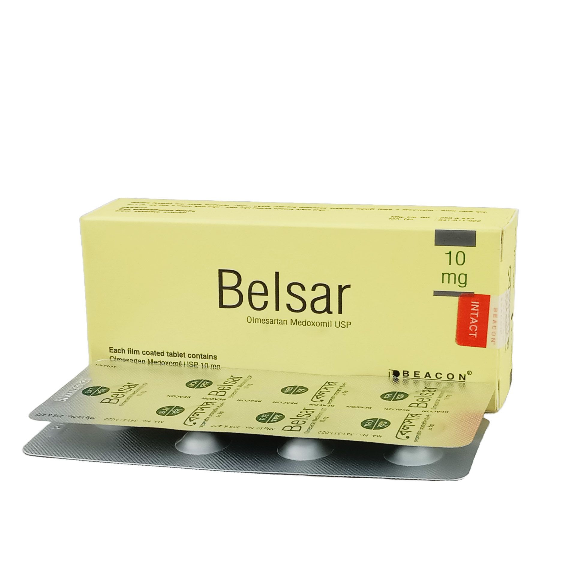 Pack Image: Belsar 10 mg Tablet (4 x 7)