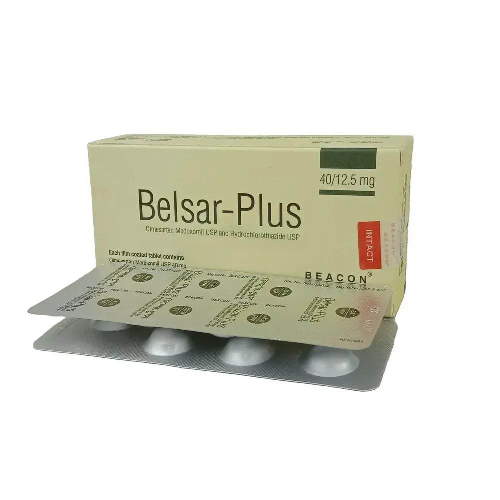 Pack Image: Belsar Plus 40 mg Tablet (4 x 7)