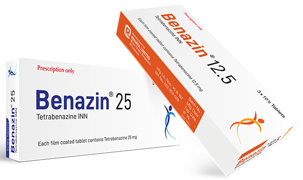 Pack Image: Benazin 25 mg Tablet (3 x 10)