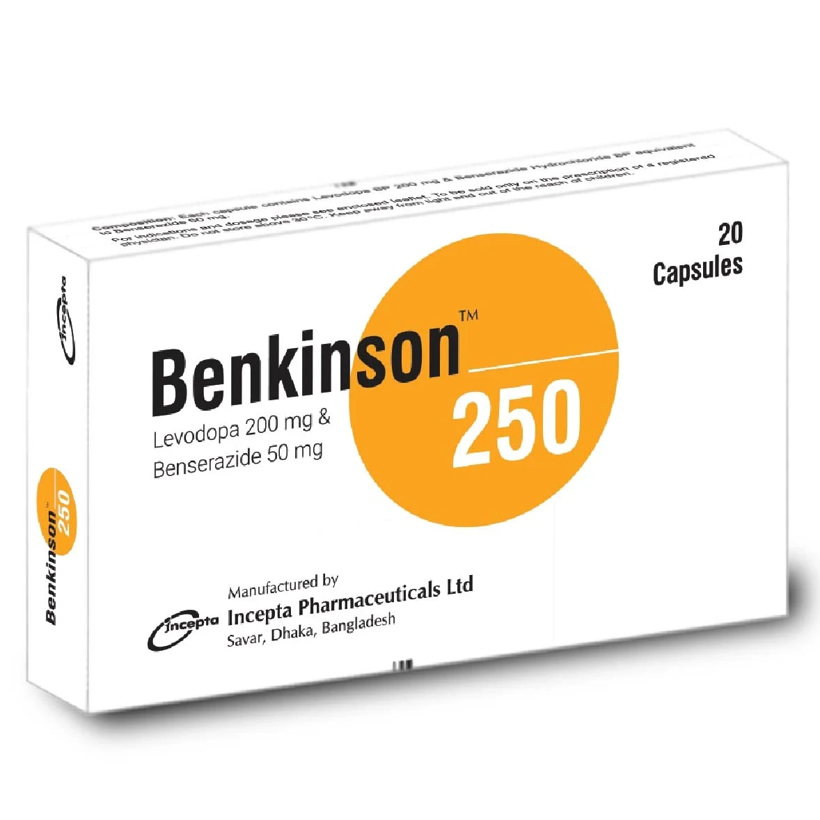 Pack Image: Benkinson 200 mg Capsule (2 x 10)