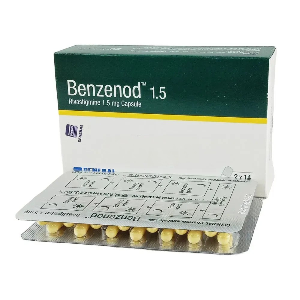 Pack Image: Benzenod 1.5 mg Capsule (2 x 14)