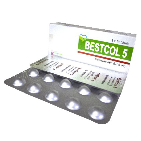 Pack Image: Bestcol 5 mg Tablet (3 x 10)