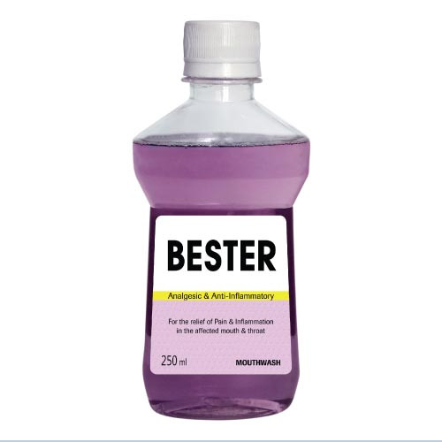 Pack Image: Bester 0.15% Mouthwash (250 ml bottle)