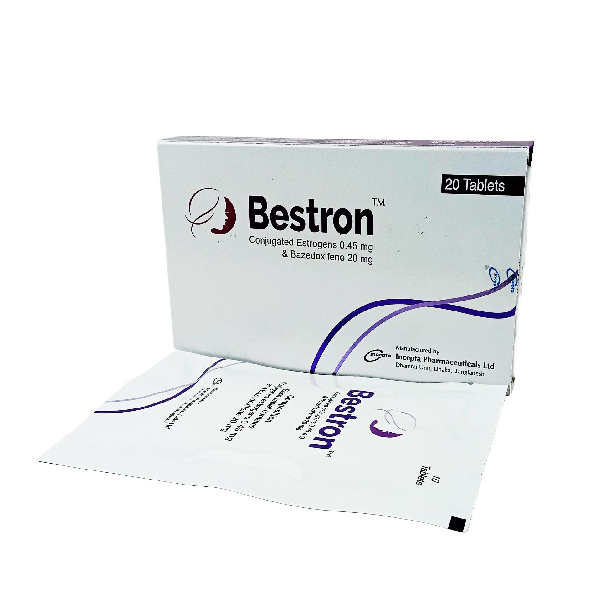 Pack Image: Bestron 0.45 mg Tablet (2 x 10)