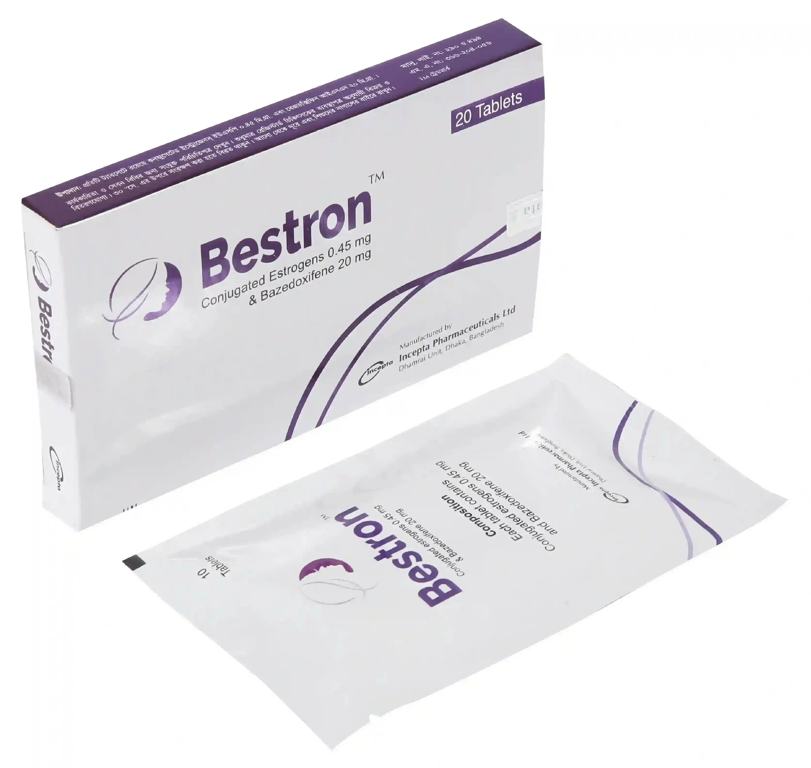 Pack Image: Bestron 0.45 mg Tablet (2 x 10)