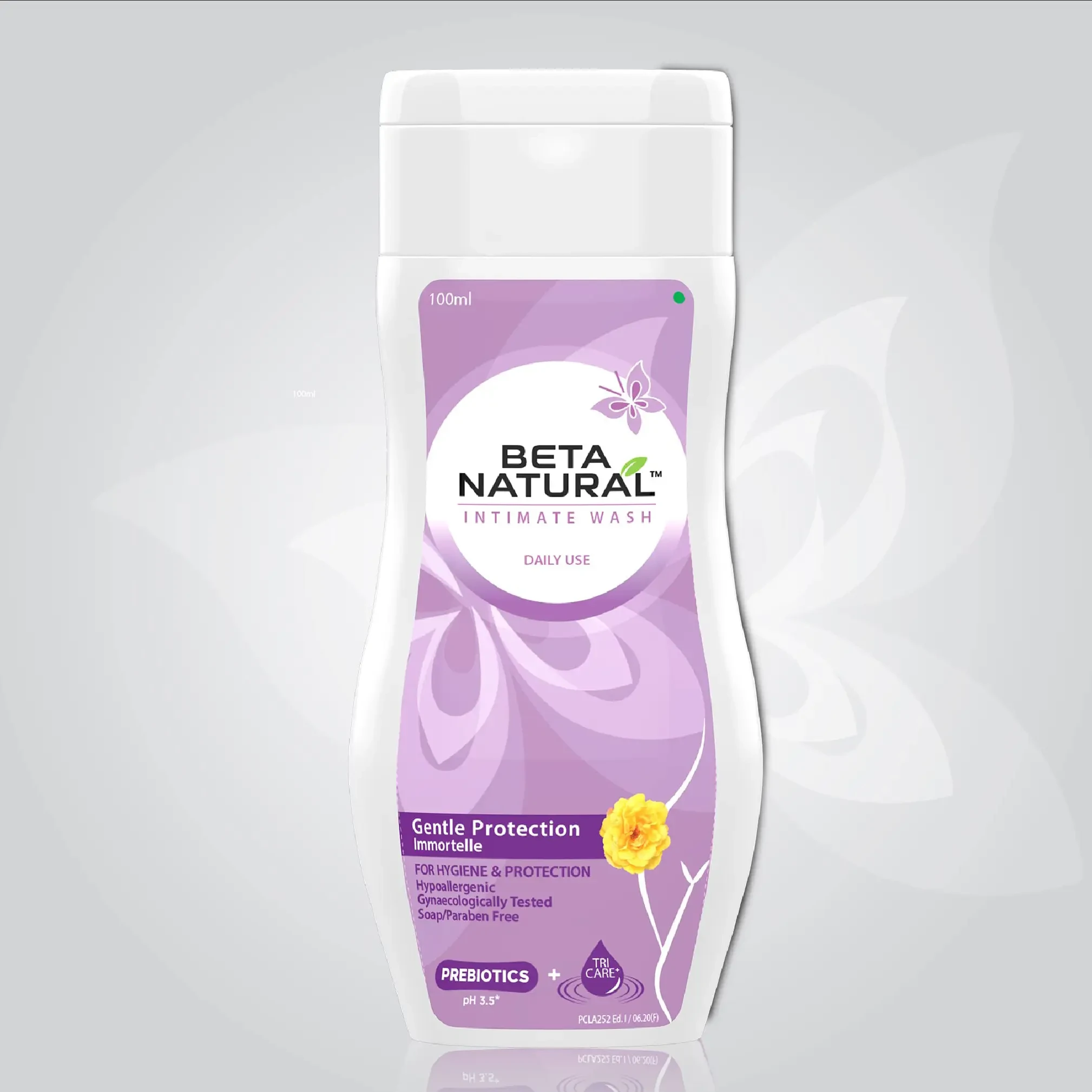 Pack Image: Beta Natural Intimate Wash  Liquid (20 ml bottle)