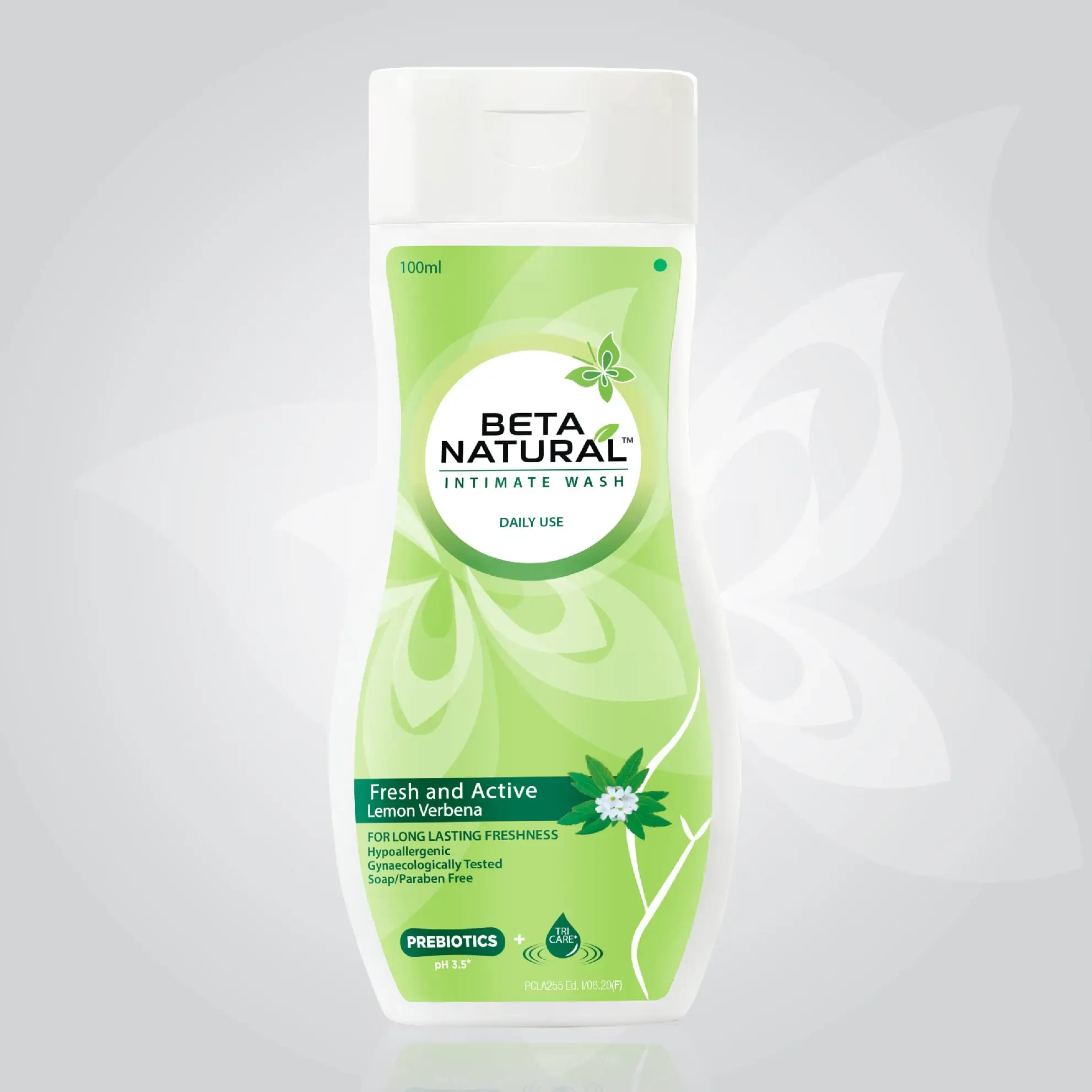 Pack Image: Beta Natural Intimate Wash  Liquid (100 ml bottle)