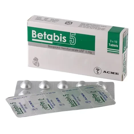 Pack Image: Betabis 5 mg Tablet (3 x 10)