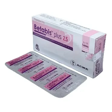 Pack Image: Betabis Plus 2.5 mg Tablet (3 x 10)