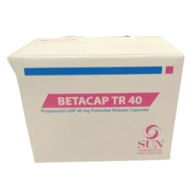 Pack Image: Betacap TR 40 mg Capsule (5 x 10)