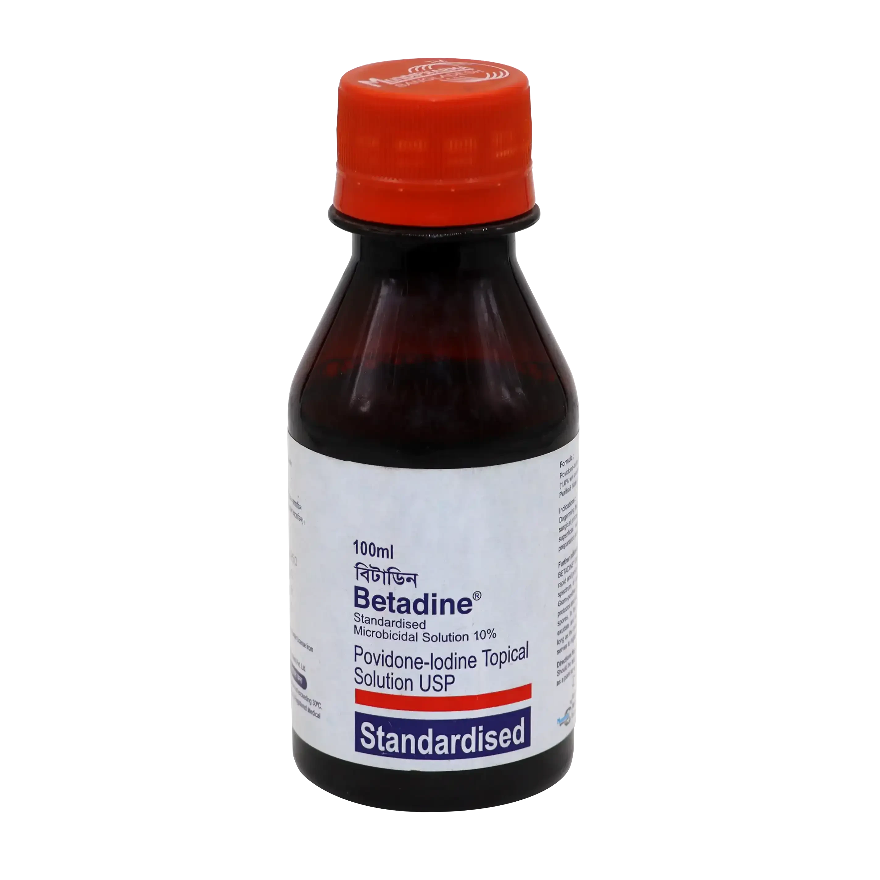 Pack Image: Betadine 10% w Solution (100 ml bottle)
